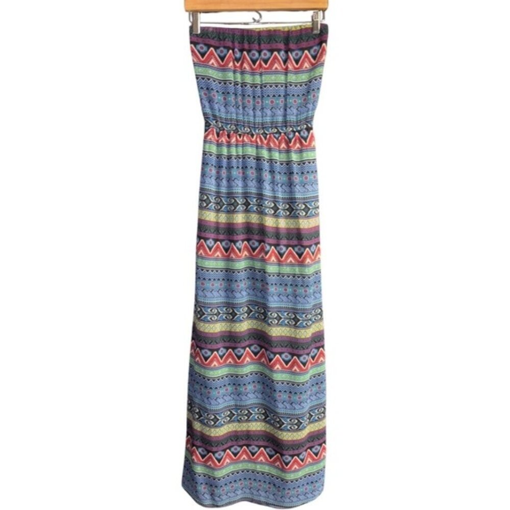 BERSHKA Strapless Maxi Dress Sz S *New*
